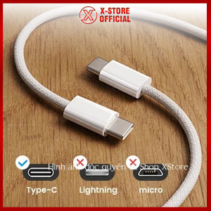 Dây Sạc 30W Type C to Type C Cho Mbook Air, Cáp Sạc Nhanh C-to-C 1m, Sạc PD Cho lp 15, Hỗ Trợ Sạc Nhanh PPS - DSIPC15