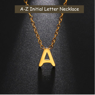 Trang sức choker bảng chữ cái Skyrim A-Z bằng thép không gỉ - Quà tặng sinh nhật độc đáo