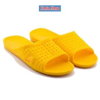 Dép đan vàng_ Nam nữ_dép tổ ong siêu mềm mại hàng cao cấp. Êm chân