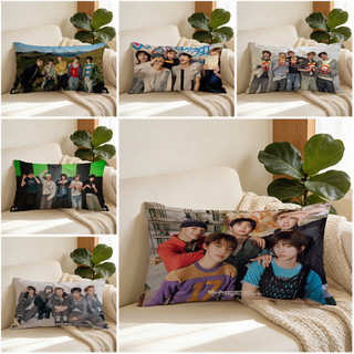 Hàn Quốc Pop Boy Group CORTIS Vỏ gối hình chữ nhật bằng Polyester in một mặt, Vỏ đệm ô tô, Trang trí nội thất (Không bao gồm gối)