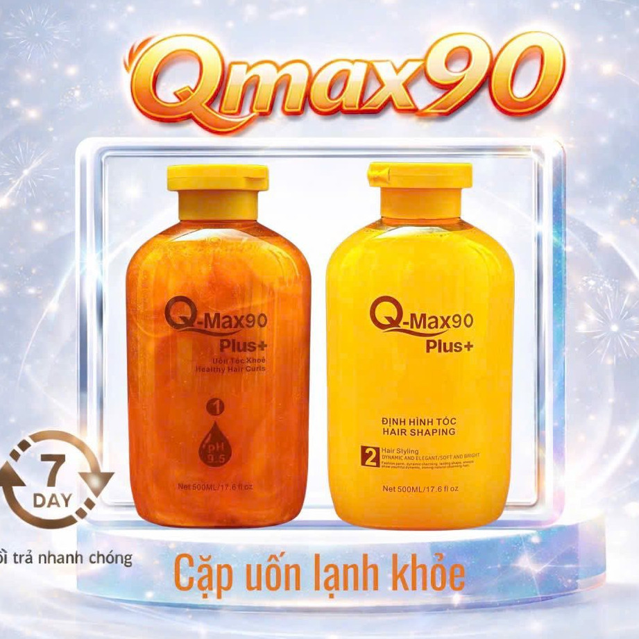[Mẫu Mới] Thuốc uốn lạnh Gold Magic Qmax90, Thuốc uốn tóc đa năng siêu xoăn, siêu dưỡng | Trunghair