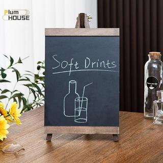 PlumHOUSE Vintage Nhỏ Blaboard Bar Counter Message Board Trang Trí Máy Tính Để Bàn Gỗ Blaboard Stall Vẽ Tay Ký Ban Tin Nhắn VN