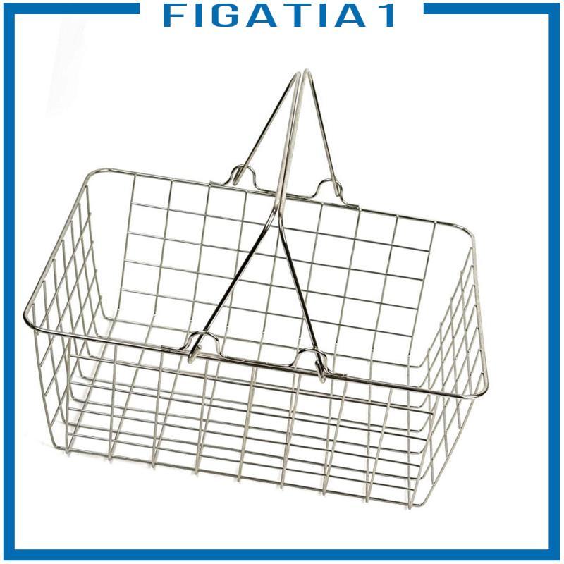Giỏ Mua Sắm Có Tay Cầm Tiện Dụng Chắc Chắn Siêu Thị Tổ Chức Giỏ Tạp Hóa Cho Thực Phẩm Mỹ Phẩm Tầng Hầm Phòng Ngủ Tủ Quần Áo