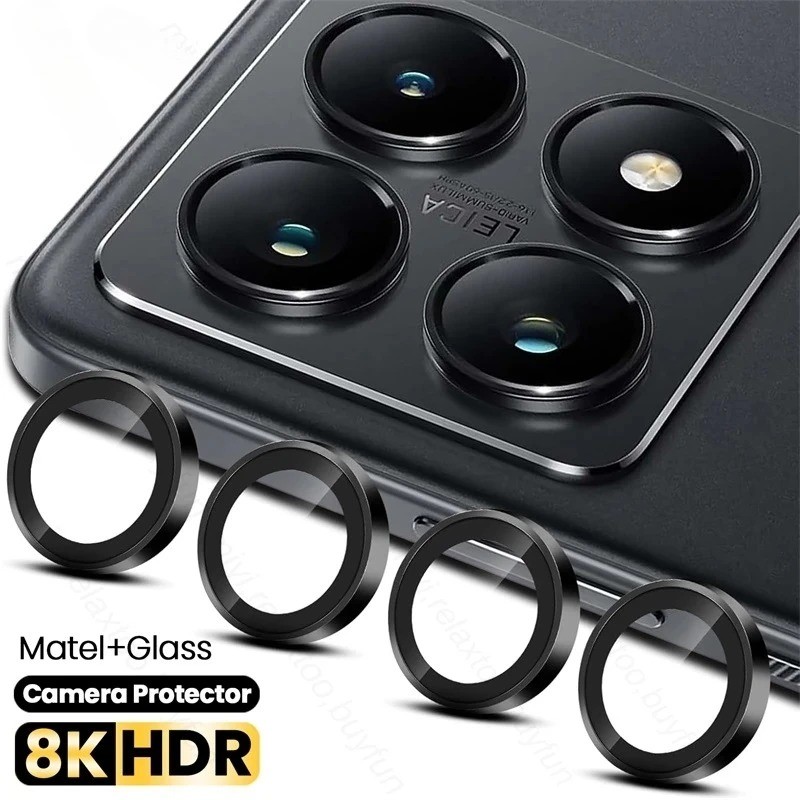 Dành Cho Xiaomi 17 Pro Max 9D Hợp Kim Nhôm Bảo Vệ Ống Kính Máy Ảnh Vòng Bao Phim Cho Xiaomi 17Pro 17 17ProMax Mặt Sau Ống Kính Cường Lực Kính Bảo Vệ