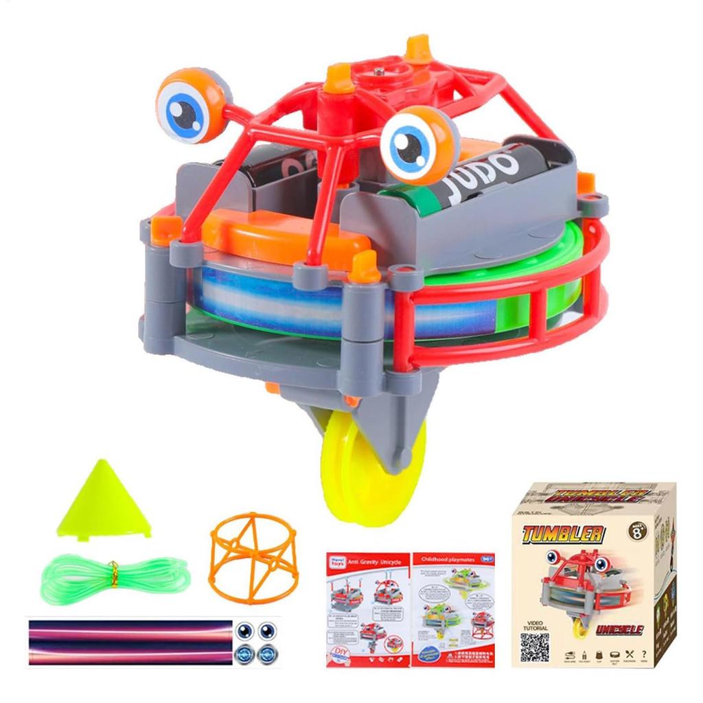 Tightrope Unicycle Toy 2 Modes Gyro Unicycle Toy Gyroscope Toy for Kids Creative Toddler Educational Toys koapavn