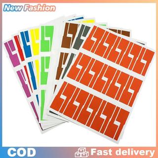 150 cái/5 Sheets Cáp nhãn dây đánh dấu mạng không thấm nước Laser Sticker thẻ