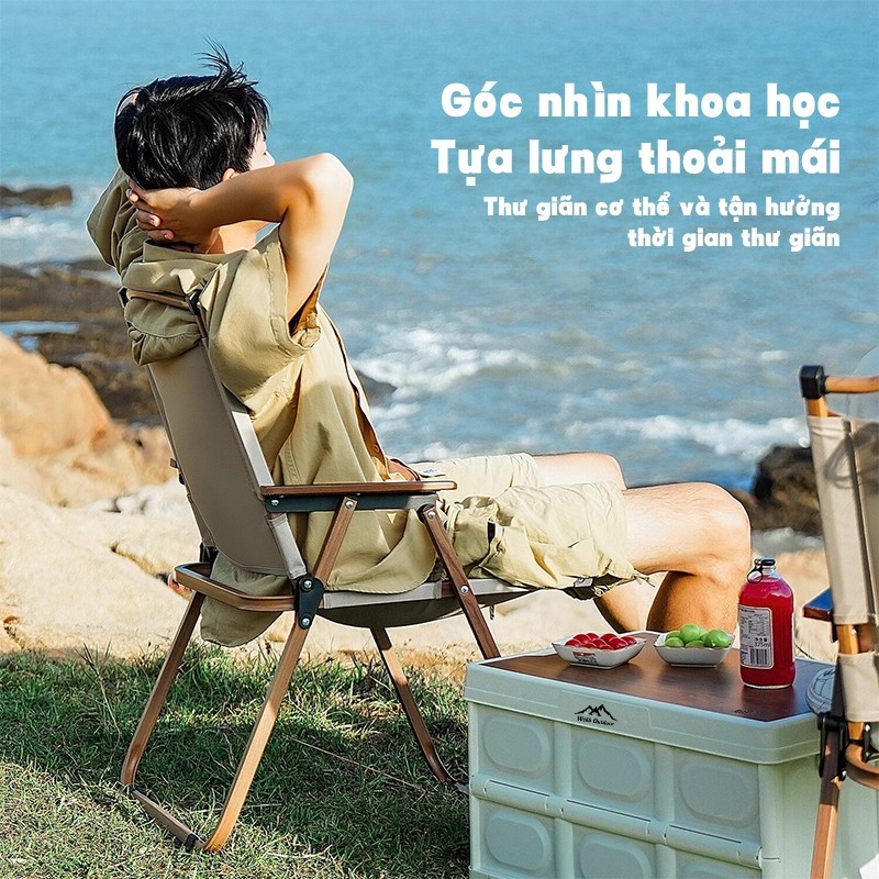 Ghế Xếp Gọn Đa Năng - CHỊU TẢI 150KG | Khung Thép Carbon Chắc Chắn - Ghế Du Lịch, Cafe, Ban Công, Câu Cá, Dã Ngoại