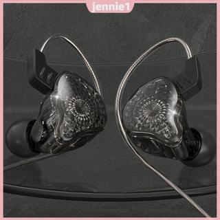 Tai nghe có dây Tai nghe nhạc Bass 3,5mm có micrô Cuộn dây động 10mm Thoải mái cho điện thoại di động Máy tính [jennie1.vn]