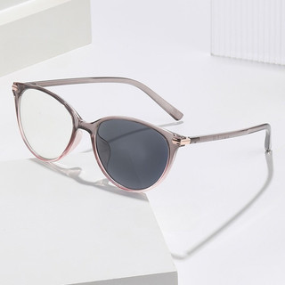 Photochromic kính tròn cận thị dành cho nữ, chống ánh sáng xanh, tiện lợi khi dùng máy tính