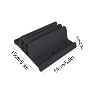 Giá đỡ máy tính, máy tính bảng, điện thoại 3 trong 1, khe cắm dọc, điều chỉnh kích thước dock