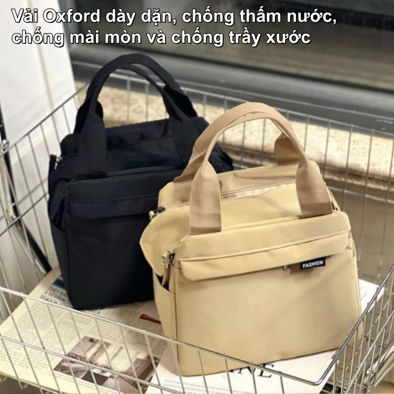 Túi đựng hộp cơm chống nước giữ nhiệt, vải Oxford dày bền, đi làm đi học văn phòng du lịch