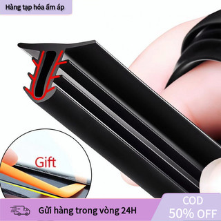 【COD】Dải cách âm tự dính 1.6m, cắt linh hoạt, nhét khe taplo và cửa xe để giảm rung động và tiếng ồn đường hiệu quả.