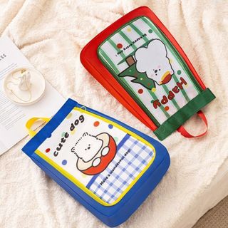 Túi đựng giày SENRTY, Túi đựng giày cầm tay hình động vật hoạt hình, Dụng cụ sắp xếp giày chống bụi dung tích lớn dày tiện lợi cho gia đình