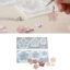 Khuôn làm móng tay silicon đàn hồi đa năng YOI với trang trí Sakuras cho các dự án sáng tạo Khuôn làm móng tay