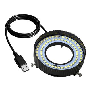 Đèn LED hiển vi COCODECOVED, Đèn hiển vi chiếu sáng dưới cùng chạy bằng USB, Đèn lấp đầy có thể điều chỉnh Đèn LED hiển vi LED trắng sáng Vòng kính hiển vi Công việc kính hiển vi