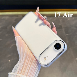 Ốp lưng iPhone trong suốt chống sốc kèm kính camera chống ố vàng cho iPhone 17 Air 16 15 14 13 12 11 Pro Max XS XR 7P 8P