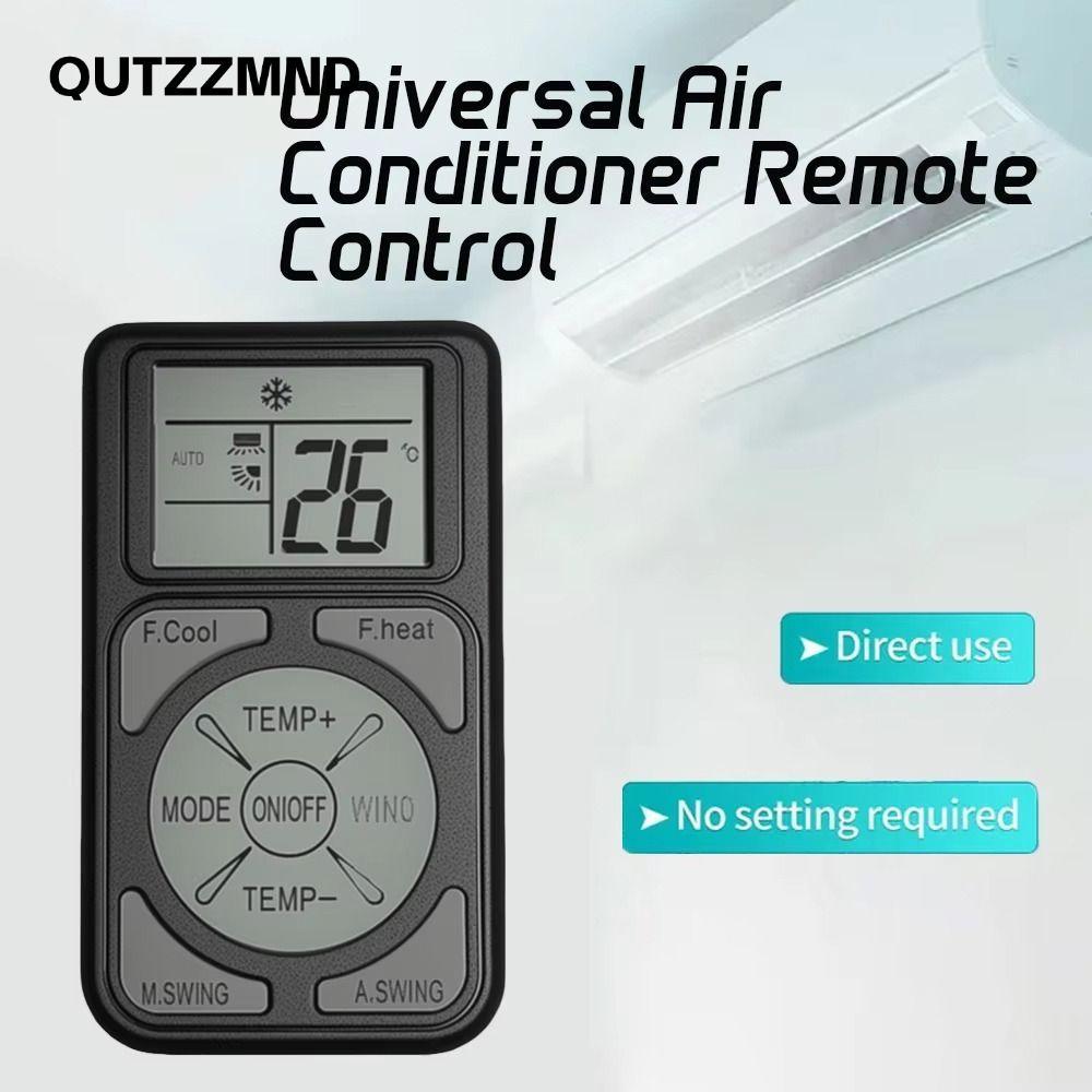 Điều khiển từ xa QUTZZMND A / C, Điều khiển từ xa điều hòa Mini đa năng, có nút huỳnh quang Bảng khiển từ xa
