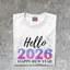 TRẮNG MÀU NỮ MÃ MỚI CHÀO MỪNG 2026 UNISEX TRỊNH Nam CODE01 YEAR