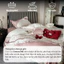 Bộ vỏ chăn ga 4 món chất Cotton Memminbedding luxury kết hợp với kỹ thuật may độc đáo của Hàn Quốc.