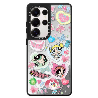 Từ Tính Trái Tim Tình Yêu Bánh Hoa Hồng Cô Gái Bay Gương Cứng Phone Case Dành Cho Samsung Galaxy S26 25 24 23 UItra S26 25 24 23 Plus Vỏ Bảo Vệ Chống Sốc