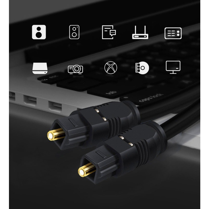 【COD】Dây sợi quang optical thiết kế siêu mỏng 2,2mm, lõi cứng bền chắc, chống nhiễu và suy hao tín hiệu hiệu quả.