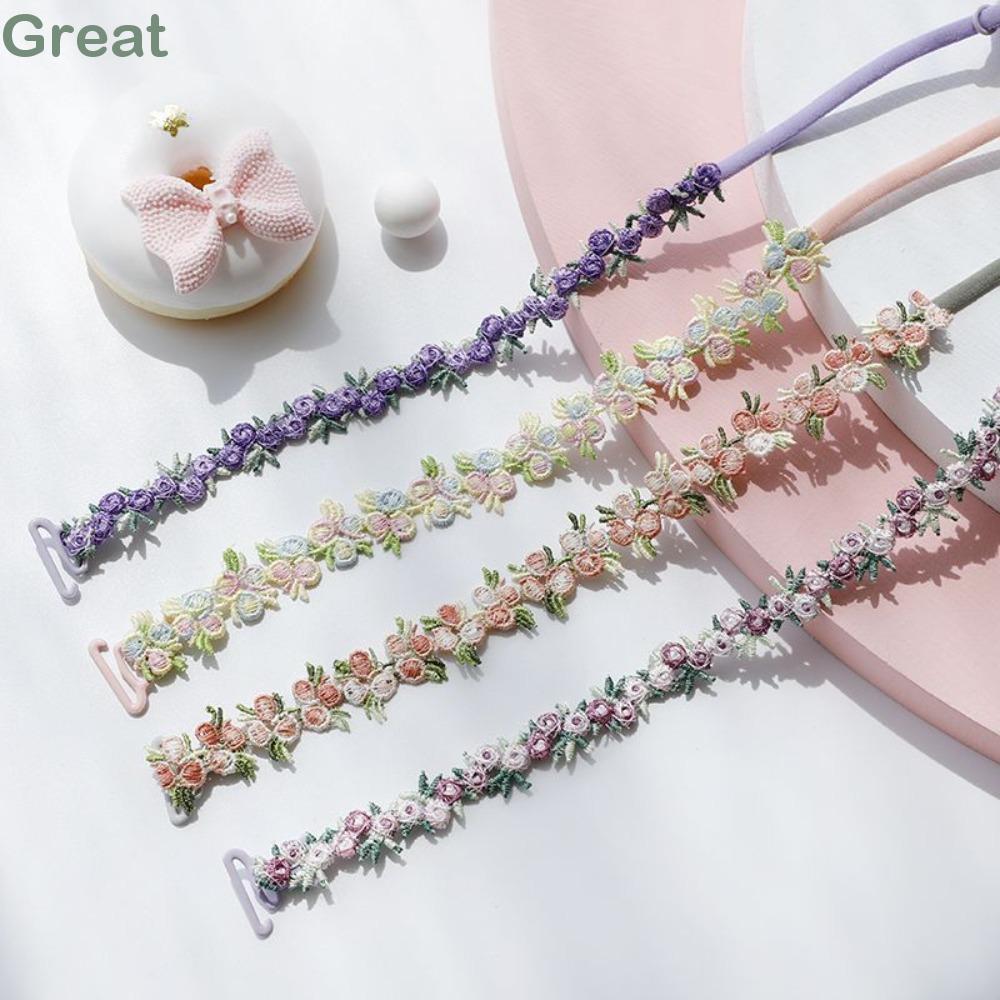 Dây đeo áo ngực hoa co giãn từ polyester mềm mại, dễ dàng điều chỉnh - hoàn hảo cho tiệc và đầm đẹp