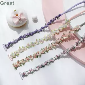 Dây đeo áo ngực hoa co giãn từ polyester mềm mại, dễ dàng điều chỉnh - hoàn hảo cho tiệc và đầm đẹp