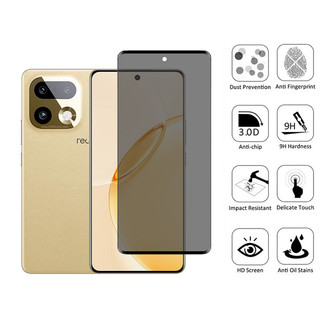 Kính cường lực chống gián điệp 2 trong 1 Realme 16 Pro Plus Bảo vệ màn hình riêng tư cho Realme 15 14 13 12 11 Pro Plus 5G & Phim ống kính máy ảnh