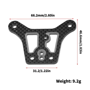 Tấm tháp chống sốc phía trước bằng sợi Carbon IF729 TO-213-MP11 cho phụ kiện nâng cấp xe Kyosho MP11 RC