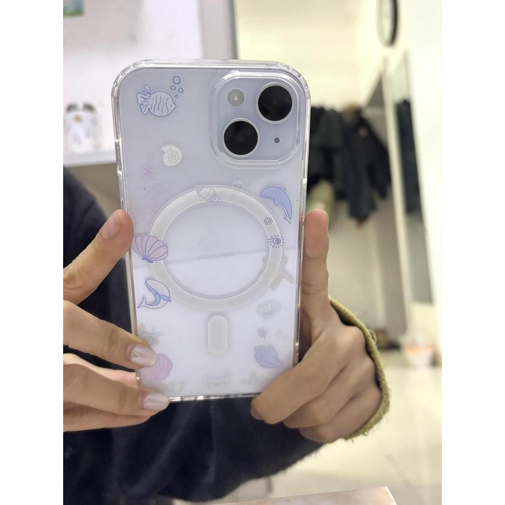 Hệ thống làm mới biển cho trường hợp iPhone 15 17iPhone16Promax1411 hút từ 1312 phim hoạt hình
