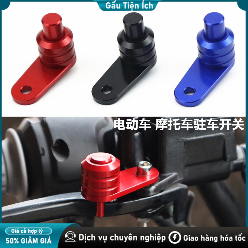 Bộ khóa phanh xe máy nhôm CNC bền bỉ Công tắc phanh đỗ xe máy，Khóa bắt / Khóa đỗ xe，Cho Xe Mô Tô, E-bike