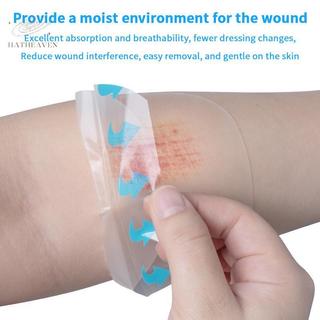 [hatheaven] 1 / 5 Miếng Dán Tự Dính Hydrocolloid Mặc Quần Áo Tàng Hình Vết Thương Thoáng Khí Thạch Cao Băng Hỗ Trợ Băng Dính Băng Da Đẹp