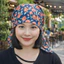 Mũ hoa EDIWANY, Họa tiết hoa Chất liệu mỏng Mũ ruy băng, Phụ kiện thời trang Chống nắng Thiết kế ruy băng Mũ che tóc Thời trang nữ