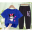 Kuromi Phim Hoạt Hình Bé Gái Hai Mảnh Bộ Áo Tay Ngắn Và Quần Dài Dễ Thương Thường Ngày Mặc Trang Phục