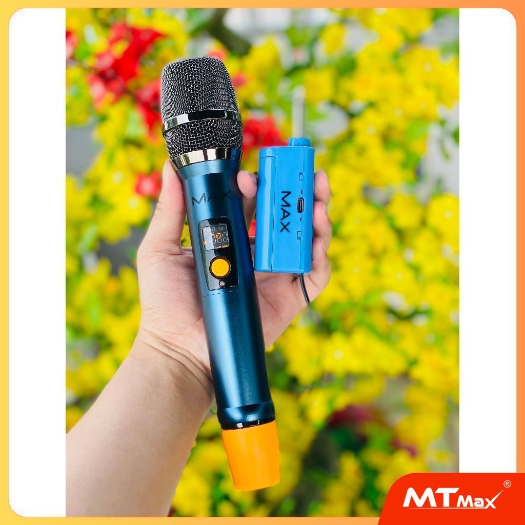 Micro không dây đa năng Max 36 Hút âm tốt, chống hú hiệu quả