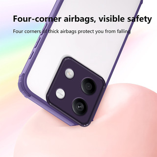 Áp dụng cho Xiaomi Redmi Note 13 5G 2312DRARABG 2312DRABI Đệm khí bốn góc trong suốt cao cấp bảo vệ vỏ mềm chống sốc