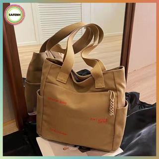 SAFENH Túi vải thông thường thời trang Túi xách đa năng Thư hoạt hình Túi xách Bento VN