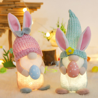[flyingfishla] Mới Nhiều Màu Gnome Vô Diện Giữ Trứng Đồ Dùng Lễ Hội Không Pin Gnome Búp Bê Lùn Hoạt Hình Đồ Trang Trí Phục Sinh Trang Trí Nhà Cửa