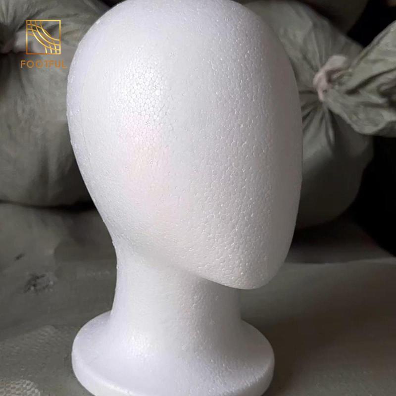 Foam Mannequin Head Wig Display Stand, Đầu mô hình đầu Manikin đa năng chuyên nghiệp cho trang sức Mũ nón Hairpieces Hat