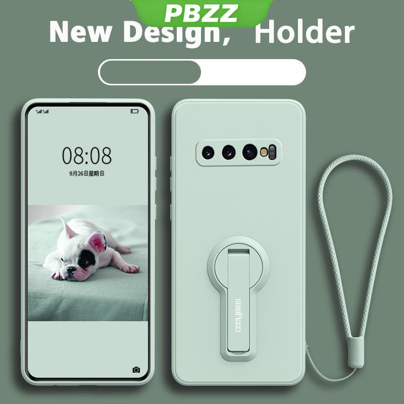 ốp lưng Ốp điện thoại Samsung S10 Plus Samsung S10 Pro Samsung S10 Ốp mềm Ốp chống sốc mịn bảo vệ chống sốc Silicon thiết kế mới 360 ° với giá đỡ ytxzzj01 đẹp viền vuông cute