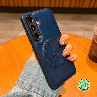 Ốp Điện Thoại Da Từ Tính Cho Redmi Note 15 14 13 12 Pro Plus Speed 5G 4G Vỏ Sạc Không Dây Dễ Thương Đơn Giản Sang Trọng Mềm Mại Vỏ Kinh Doanh