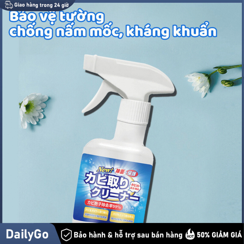 Chai xịt vệ sinh nấm mốc 330ml cho tường gạch Tẩy Nấm Mốc / Diệt nấm mốc،Dung tích 330ml