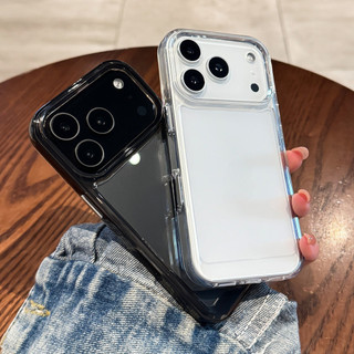 Ốp lưng iPhone trong suốt viền mềm chống rơi cho iPhone 17 Air 16 15 14 13 12 11 Pro Max Plus