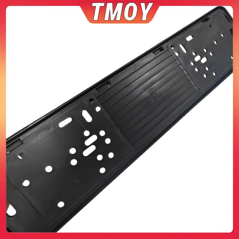 TMOY 1 Chiếc Tiêu Chuẩn Biển Số Thép Không Gỉ Khung Kim Loại Bao RU UA EU Biển Số Giá Đỡ Biển Số Giá Đỡ Gắn TMOY