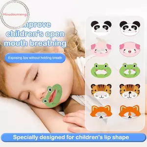 Hooudou 30 tờ / túi Chống ngáy cho trẻ em Ngủ kín miệng Chỉnh sửa thở Miếng dán tắt tiếng VN