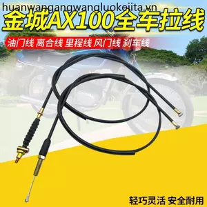 Xe Máy Thành Phố Vàng AX100 Changchun 100 Dặm Dòng Tiết Lưu Phanh Ductrum Dòng Ly Hợp Kéo Toàn Bộ Dòng Xe