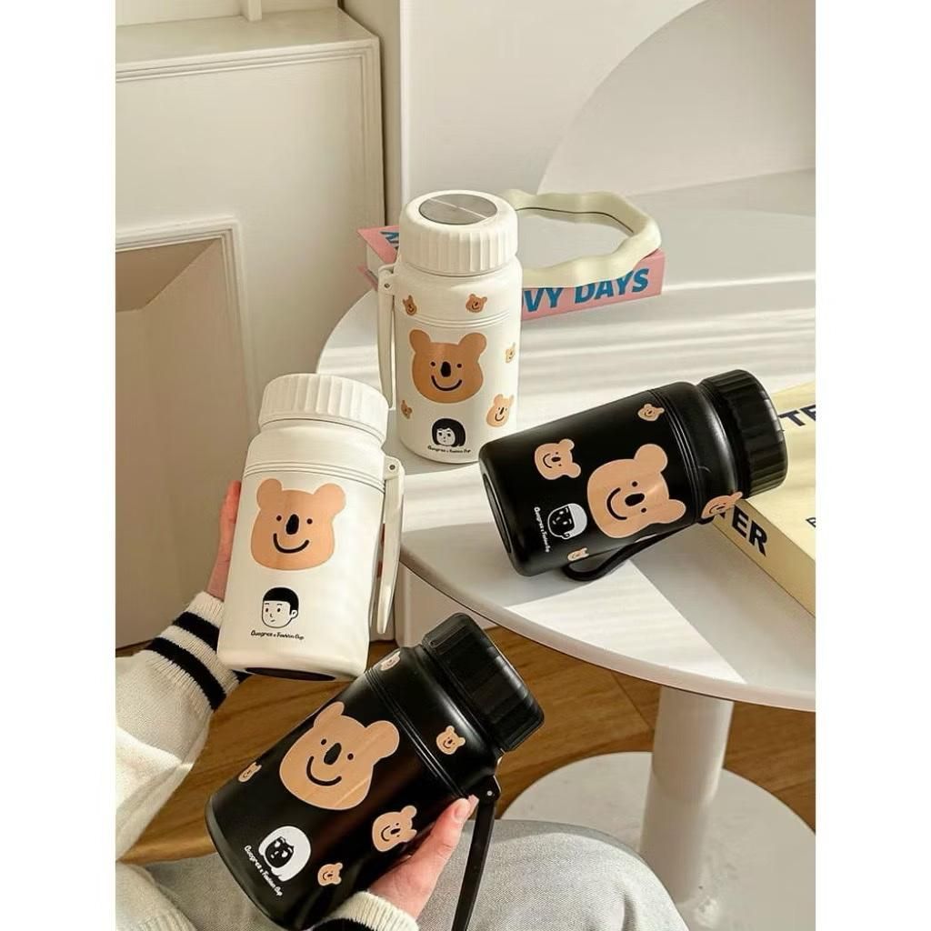 [ Kèm Sticker ] Bình giữ nhiệt GUCGRES Fashion Cup 1000ml,Lõi  inox 316, có lưới lọc trà, , siêu xinh. C87 SHOP