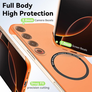 Desxz Luxury Magnetic Slim cho Meizu 20 21 Pro Note Meizu21 Vỏ điện thoại không khung Matte Chống trầy xước Vỏ PC cứng không viền giáp chống sốc