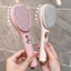Lược Massage Da Đầu Có Thể Thu Vào Loại Bấm Bàn Chải Tóc Di Động Da Đầu Làm Sạch Lược Cho Tóc Lông Tơ