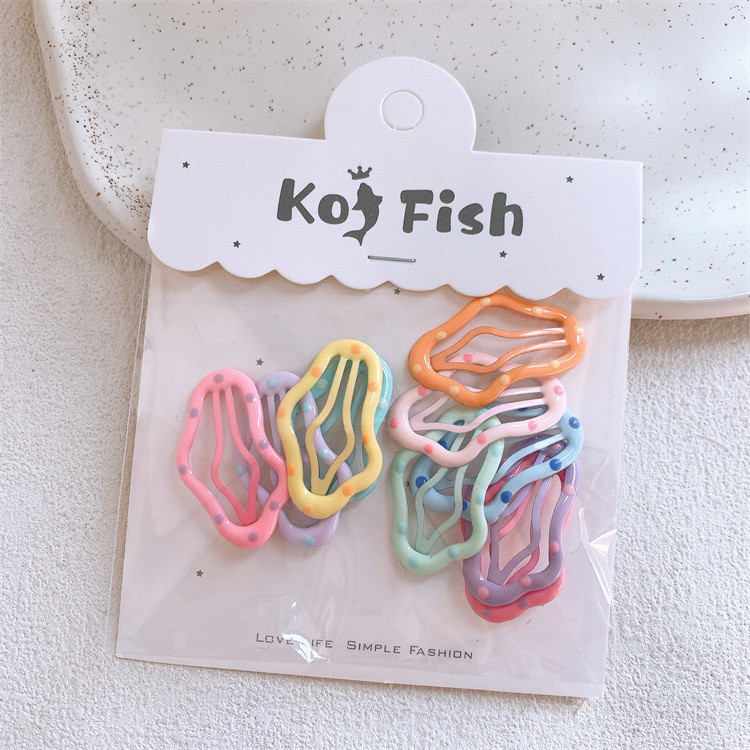 Bộ kẹp tóc đa màu sắc cho bé gái, hình ngôi sao đáng yêu